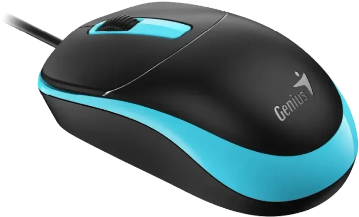 Genius DX-123 Wired Optical Mouse schwarz/blau, USB