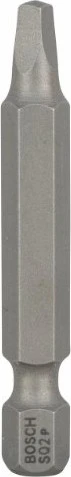 Bosch Professional Extra Hart Innenvierkant Bit 1/4", R2x49mm, 3 Stück