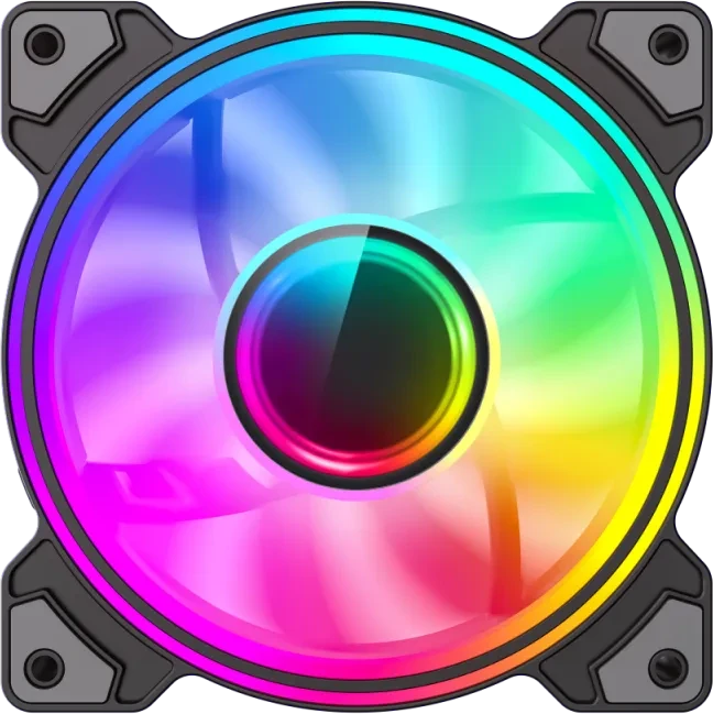 GameMax Dual Ring Infinity, schwarz, 120mm