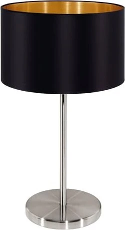 Eglo Maserlo Schirmleuchte schwarz/gold
