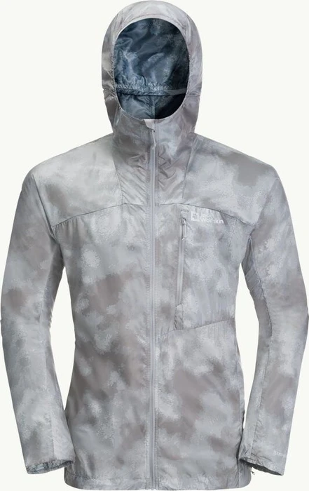 Jack Wolfskin Prelight Windbreaker Funktionsjacke silver grey all over (Herren)