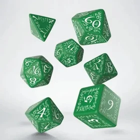 Q-Workshop Würfelset Elvish - green & white