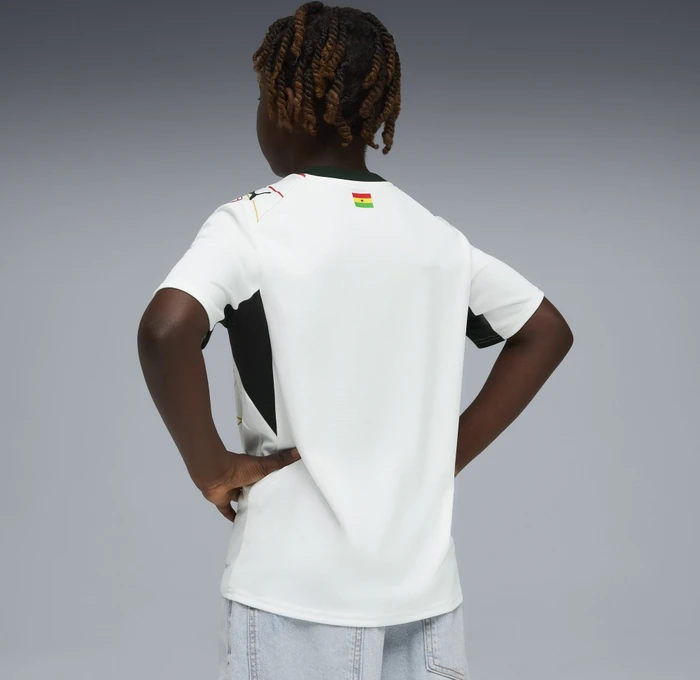 Puma FIFA WM 2026 Ghana Auswärtstrikot puma white/puma black (Junior)