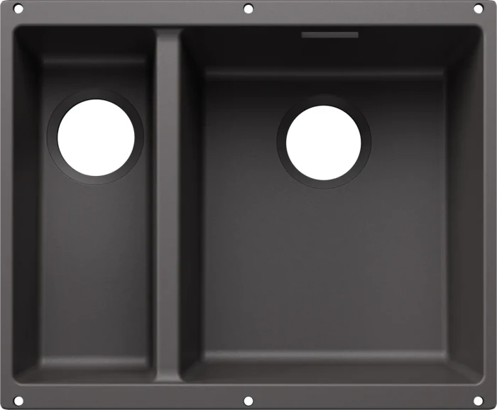 Blanco Subline 340/160-U Unterbau Becken rechts felsgrau