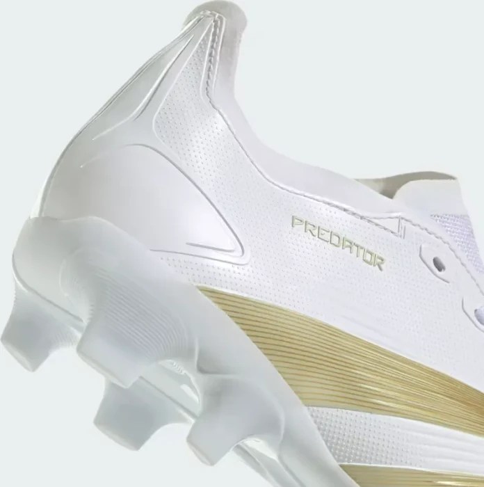 adidas Predator League MG cloud white/gold metallic/sandy beige met