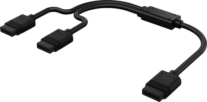 Corsair iCUE LINK auf 2x iCUE LINK Verteiler, 60cm, schwarz