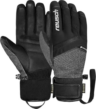 Reusch Booster Gore-Tex Skihandschuhe black/black melange
