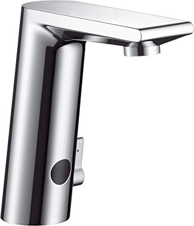 Hansgrohe Metris S elektrische Waschbeckenarmatur mit Temperaturregulierung und Netzanschluss chrom