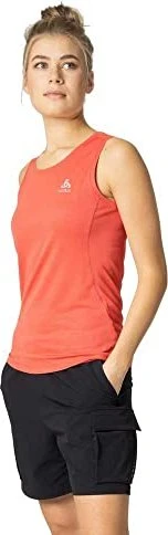 Odlo F-Dry Funktionsshirt ärmellos cayenne (Damen)
