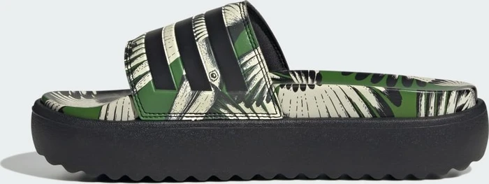 adidas Platform Adilette crew green/core black (Damen)