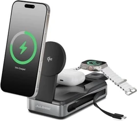 Alogic Roam 6-in-1 Powerbank Qi2 100W 21000mAh schwarz/silber (R20KWCPB100W)