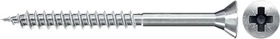 fischer ClassicFast FSPII CZP 5.0x100 BC Spanplattenschraube, 5x100mm, 100 Stück