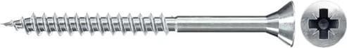 fischer ClassicFast FSPII CZP 5.0x100 BC Spanplattenschraube, 5x100mm, 100 Stück