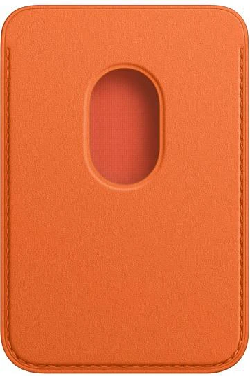 Apple iPhone Leder Wallet mit MagSafe orange