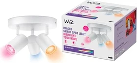 WiZ Imageo GU10 RGB Spot rund 3-flammig weiß