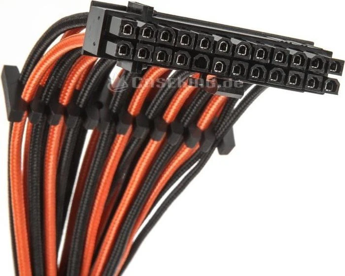 BitFenix Alchemy 2.0 SSC-Series Kabel Kit für Netzteile, schwarz/orange