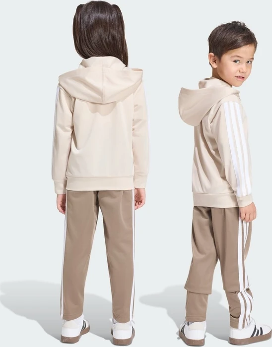 adidas Essentials Trainingsanzug crystal linen/white (Junior)