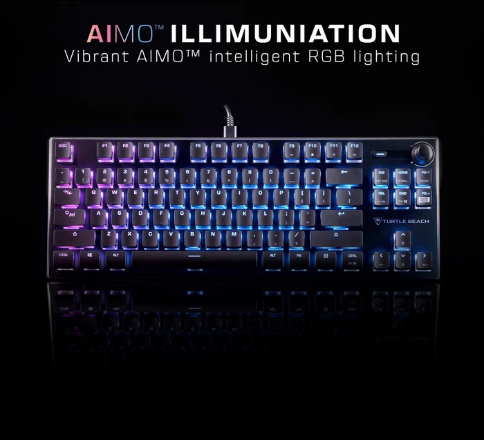 Turtle Beach Vulcan TKL, LEDs RGB, TITAN Mechanical Linear, USB, DE