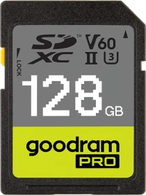 goodram Pro S6B0 R265/W120 128GB, UHS-II U3, Class 10