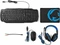 Nedis 4in1 Gaming Combo Kit, Tastatur, Headset, Maus und Mousepad, USB, DE Vorschaubild