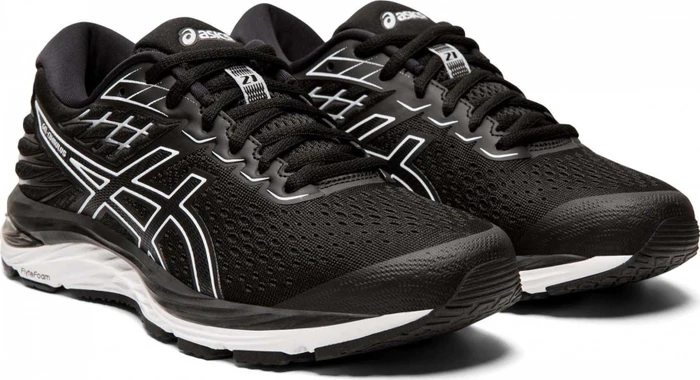 Asics Gel-Cumulus 21 schwarz/weiß (Damen)