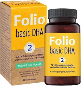 SteriPharm Folio basic 2 DHA Hartkapseln, 90 Stück