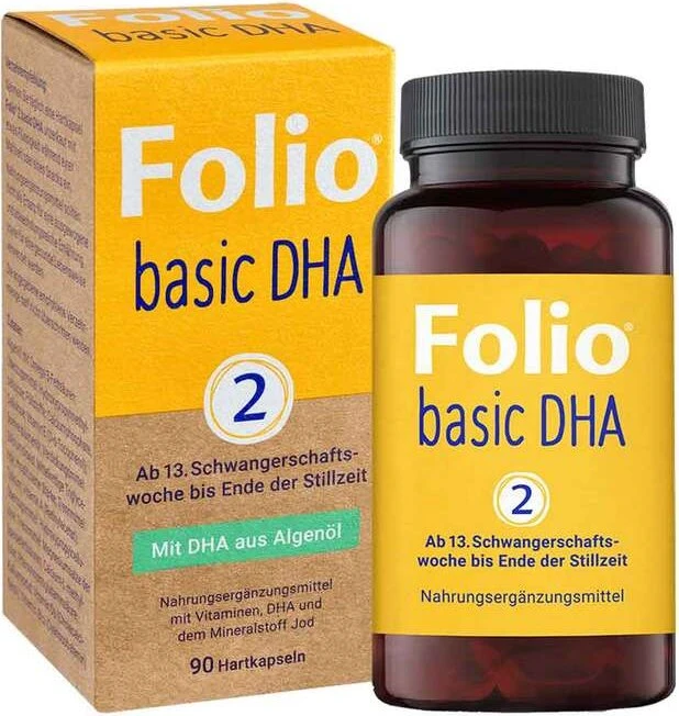 SteriPharm Folio basic 2 DHA Hartkapseln, 90 Stück