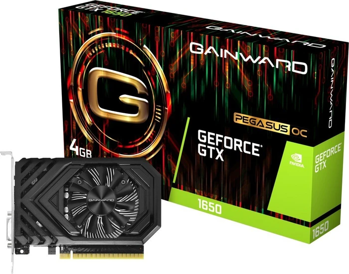 Gainward GeForce GTX 1650 Pegasus OC, 4GB GDDR5, DVI, HDMI
