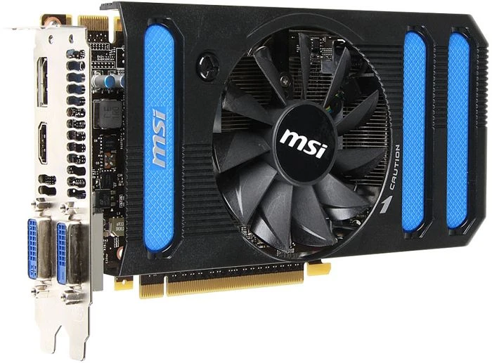 MSI GeForce GTX 650 Ti, N650Ti-2GD5/OC BE, 2GB GDDR5, 2x DVI, HDMI, DP
