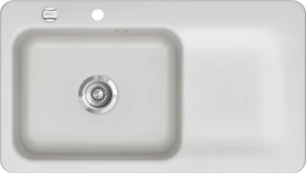 systemceram Juna 90 Einbau Becken links satin