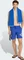 adidas Big Bars 8 Zoll Badeshorts semi lucid blue/white (Herren) Vorschaubild