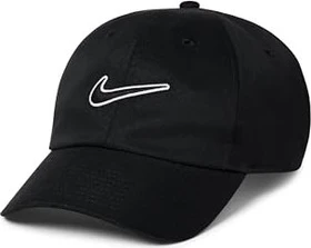Nike Club unstrukturierte Swoosh Kappe schwarz
