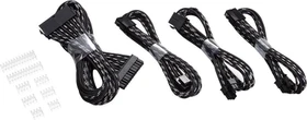 Phanteks Verlängerungskabel Kit für Netzteile, S-Muster schwarz/silber, 500mm