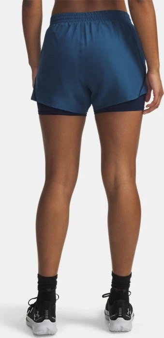 Under Armour Fly By 2-in-1 Laufhose kurz wham blue/academy/reflective (Damen)