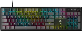 Corsair Gaming K70 CORE TKL RGB, Carbon Gray, schwarz/grau, MLX RED V2, USB, US