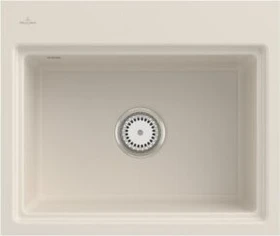 Villeroy & Boch Subway Style 60 S flat flächenbündig Becken mittig crema