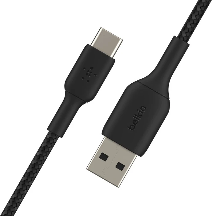 Belkin BoostCharge Braided USB-C to USB-A 2.0m schwarz