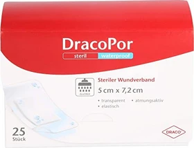 Dr. Ausbüttel DracoPor Waterproof Wundverband Duschpflaster, 5 x 7.2cm, 25 Stück