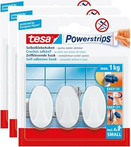 tesa Powerstrips Klebehaken oval
