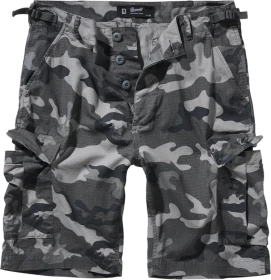 Brandit BDU Ripstop Shorts Hose grey camo (Herren)