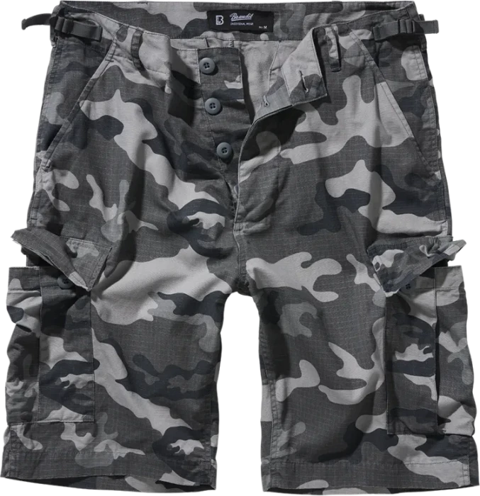 Brandit BDU Ripstop Shorts Hose grey camo (Herren)