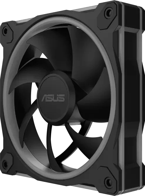 ASUS MR120 ARGB, schwarz, 120mm, 3er-Pack