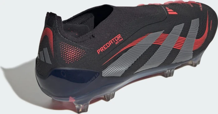 adidas Predator Elite Laceless FG core black/grey four/lucid red