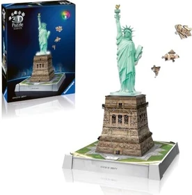 Ravensburger Puzzle 3D Puzzle Iconics Freiheitsstatue - mit Licht