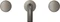 Grohe Atrio Private Collection 3-Loch-Waschtischbatterie 1/2" satin graphite Vorschaubild