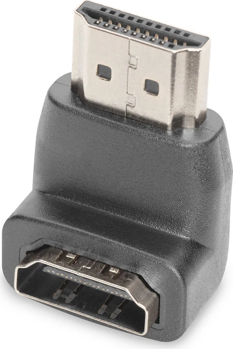 Digitus HDMI Stecker auf HDMI Buchse, 90° gewinkelt, Adapter, 4K60Hz