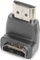 Digitus HDMI Stecker auf HDMI Buchse, 90° gewinkelt, Adapter, 4K60Hz Vorschaubild