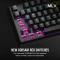 Corsair Gaming K70 CORE, schwarz, mit Handballenauflage, MLX RED, USB, US Vorschaubild