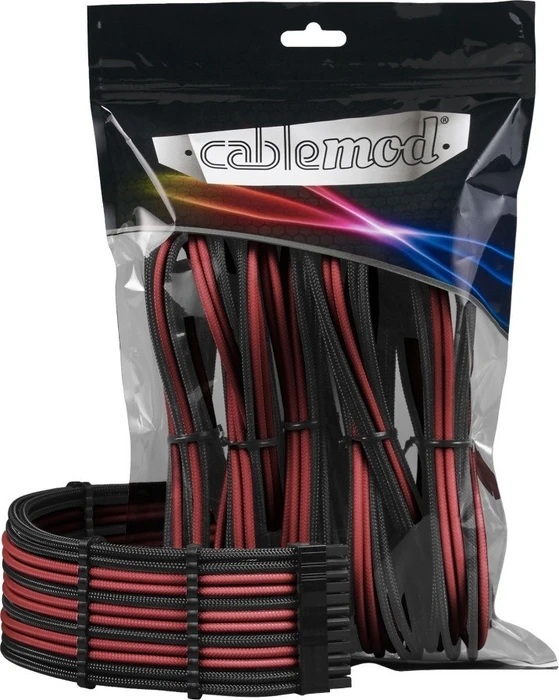 CableMod PRO ModMesh Cable Extension Kit, carbon/rot