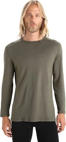 Icebreaker 260 Tech Crewe Funktionsshirt langarm loden (Herren)
